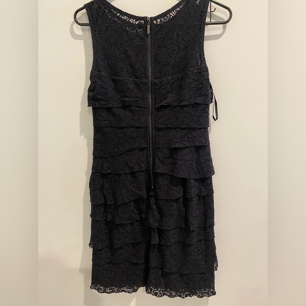 Like new black lace dress. Laundry by Shelli Segal.